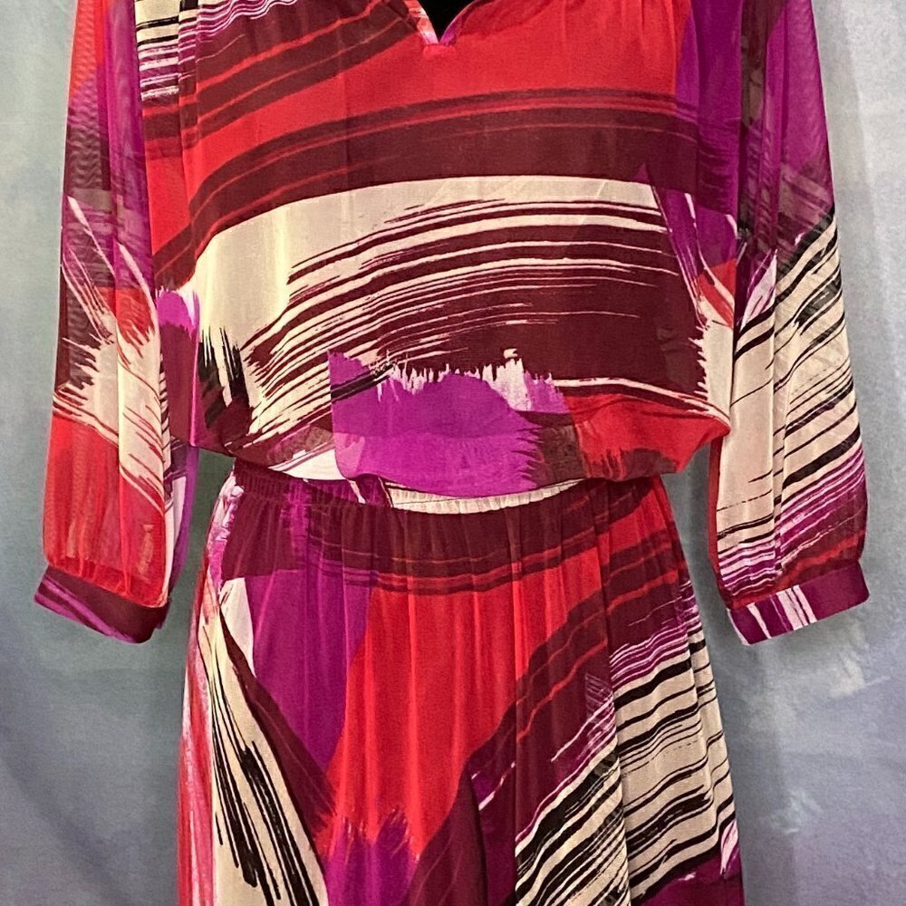 London Times Keyhole neck dress - Picture 4 of 13